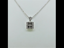 PTダイヤモンドペンダントネックレス（ﾋﾟﾝｸ0.08ctﾎﾜｲﾄ0.94ct）