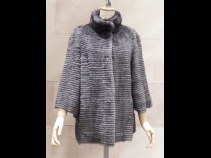 ミンク・カシミア100％ リバーシブルジャケット