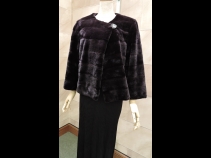 ミンクジャケット ダ－クネイビ－