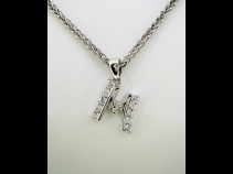 K18WGダイヤモンド（030ct）ネックレス