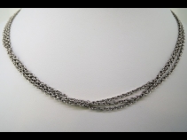 K18WGダイヤモンドネックレス