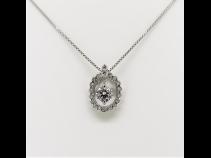 PTダイヤモンドペンダントネックレス （中石0.558ct 脇石0.23ct）