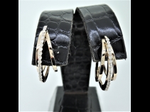 K18ピンクゴ－ルドダイヤモンド（0.44ct）イヤリング