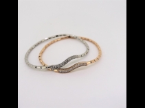 PT950ダイヤモンドブレスレット K18PGダイヤモンドブレスレット