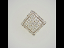 PtK18ダイヤモンド（0.98ct）ペンダントブロ－チ