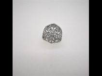 K18WGダイヤモンド1.0ｃｔリング