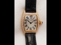 FRANCK MULLER K18ﾋﾟﾝｸｺﾞｰﾙﾄﾞﾀﾞｲﾔﾓﾝﾄﾞ時計 （USED)