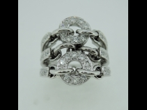 K18WGダイヤモンドリング （0.80ct）