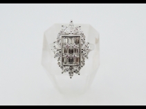 Ptダイヤモンド(ピンクダイヤ入)リング