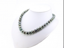 ブラックパールネックレス 8-11.6mm