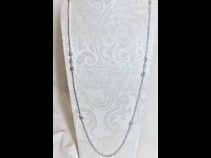 K18WGダイヤモンド（3.40ct）ロングネックレス