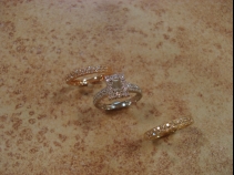 Ptk18ﾋﾟﾝｸ&ｲｴﾛｰｺﾞｰﾙﾄﾞﾀﾞｲﾔﾓﾝﾄﾞﾘﾝｸﾞ(３本セット）