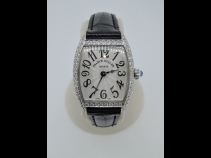 フランクミュ－ラ－K18WGダイヤモンドウオッチ（USED)