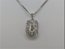 PTダイヤモンド（D1.006ct・1.48ct）ペンダントネックレス