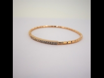 K18ピンクゴ－ルドダイヤモンドブレスレット