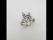 Pt900ダイヤモンド(1.769ct)ピンキーリング