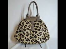 ム－タ ハラコト－トバッグ ヒョウ柄 （美品）