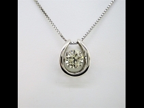 PTダイヤモンド（1.003ct LBY SI1）ペンダントネックレス