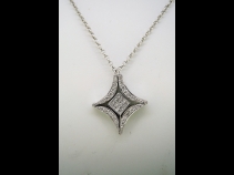 K18WGダイヤモンド（0.50ct）2wayペンダントネックレス