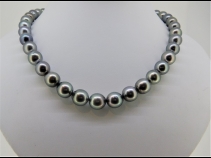 南洋黒蝶真珠ネックレス（11.3-8.6mm）