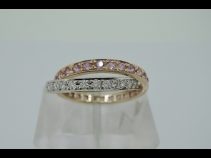 K18ダイヤモンド0.693ct色石1.307ctリング