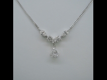 Ptダイヤモンド1.00ct ペンダントネックレス