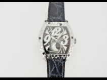 アントワーヌ プレジウソ K18WG無垢サファイア・ダイヤモンドウォッチ （USED) 