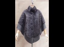 ミンク・カシミア100％ケープ