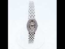 K18WG無垢ダイヤモンド時計 