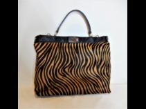 イタリア製 ハラコゼブラト－トバッグ（USED）