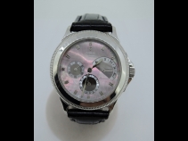 PT950無垢ブラックシェルクロコダイルコルムウオッチ （USED)