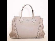 ルイヴィトン M94483 トートW PM ヴォーカシミール ガレ モノグラムタフタージュ カーフレザー (USED) 