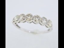 K18WGダイヤモンド（0.95ct）リング