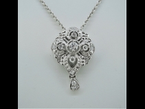 PT950ダイヤモンド0.46ctネックレス