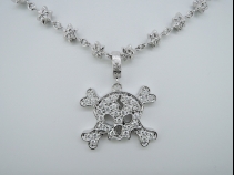 K18WG ダイヤモンド1.17ct ネックレス