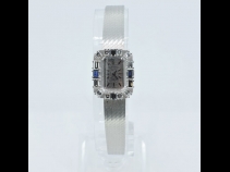 TIFFANY K14WG サファイア・ダイヤモンド時計 （USED) 