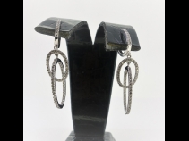 K18WGダイヤモンド（1.20ct）ピアス