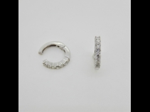 K18WGダイヤモンド（0.46ct）ピアリング