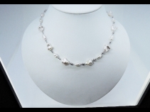 K18 WG 南洋ケシ珠ネックレス