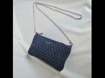 ミュウミュウショルダ－バッグ BLUE（美品）