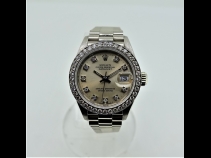ROLEX デイトジャストベゼルダイヤモンドウオッチ（USED)