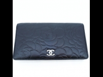 シャネル カメリア長財布 (USED)
