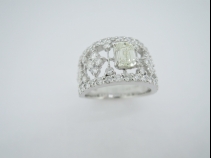 PT900 角ダイヤモンド リング