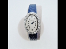 カルティエ K18WGベニュワールダイヤ時計 （USED)