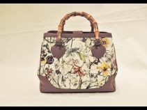 グッチ バンブー花柄バック (USED)