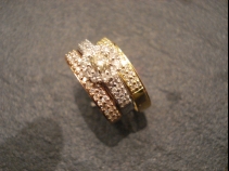 K18ｽﾘｰｺﾞｰﾙﾄﾞﾀﾞｲﾔﾓﾝﾄﾞｾｯﾄﾘﾝｸﾞ