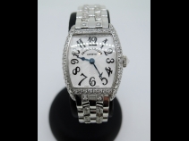 フランクミュ－ラ－K18WG無垢ダイヤモンドウオッチ （USED)