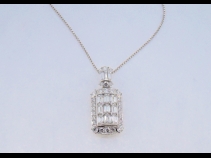 Ptダイヤモンド ペンダントネックレス