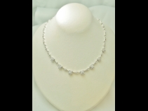 K18WG ダイヤモンドネックレス