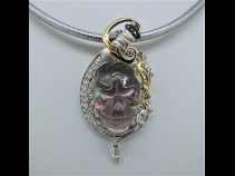 PTK18ロッククリスタルダイヤモンド（D0.84ct）ペンダント